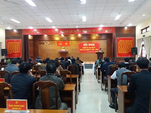 Huyện ủy Đại Lộc tổ chức hội nghị lần thứ 4