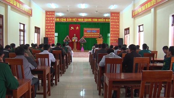 Ban Chỉ huy Quân sự huyện Nông Sơn gặp mặt kỷ niệm ngày thành lập Quân đội Nhân dân Việt Nam