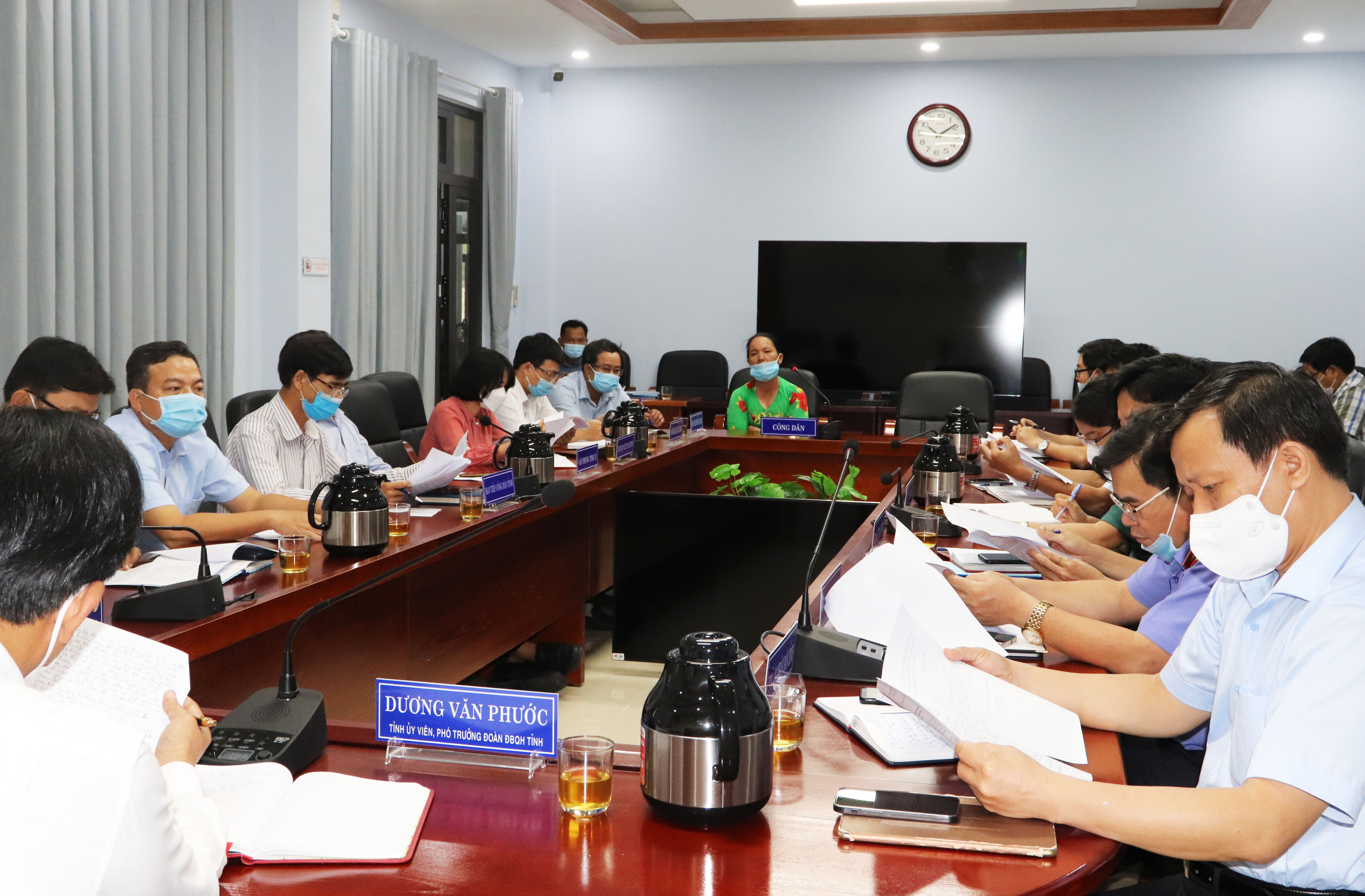 Đoàn ĐBQH tỉnh tiếp công dân định kỳ tháng 10/2021 đối với bà Bùi Thị Liễu trú tại huyện Nông Sơn