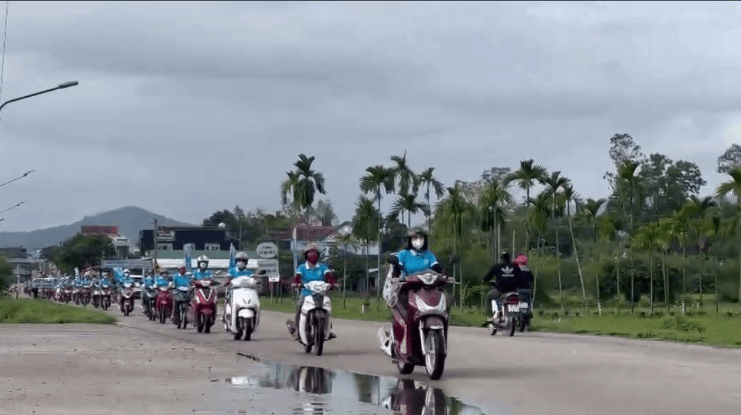 Hội LHPN huyện Quế Sơn tổ chức Lễ Phát động và diễu hành Hưởng ứng Tháng hành động vì bình đẳng giới và phòng ngừa, ứng phó với bạo lực trên cơ sở giới năm 2023.