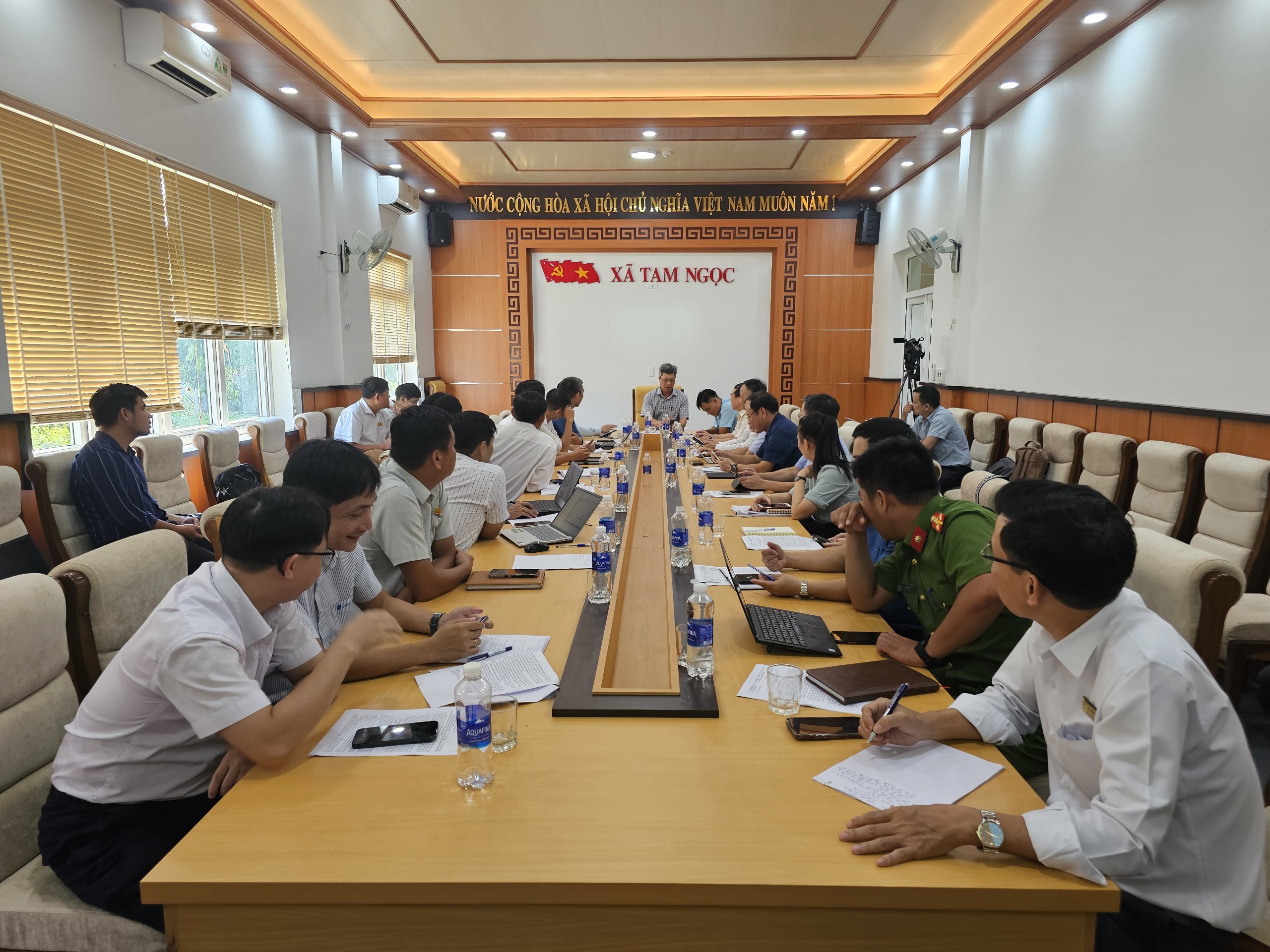 Kiểm tra công tác cải cách hành chính, chuyển đổi số tại xã Tam Ngọc