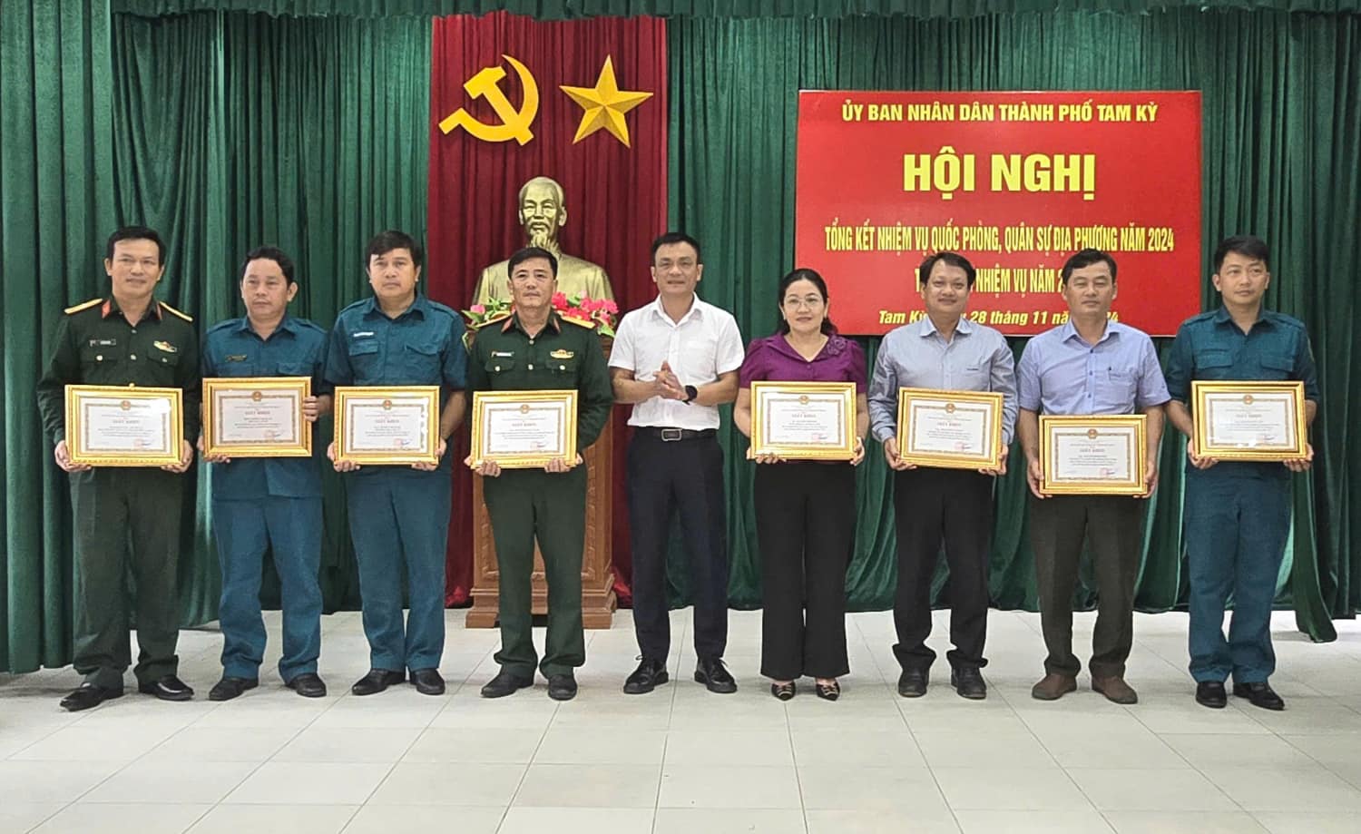 Tam Kỳ tổng kết công tác quốc phòng, quân sự địa phương năm 2024